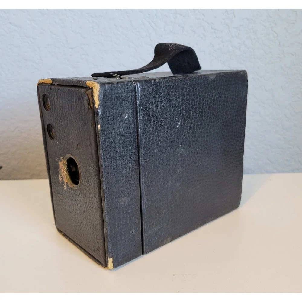 Vintage Eastman Kodak No. 2-A‎ Brownie Box Camera Made In USA Shutter Works